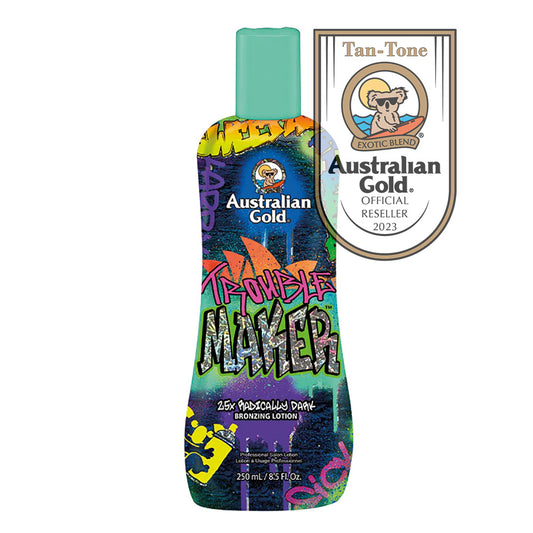 Australian Gold Trouble Maker 25x Dark Bronzing Lotion 250ml